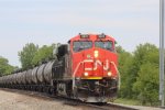 CN Tanker Train at Tolono IL